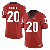 Georgia Bulldogs 20 Quincy Mauger Red Nike College Football Jersey Dzhi,baseball caps,new era cap wholesale,wholesale hats